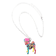 Load image into Gallery viewer, Pug Dog Pendant Necklace