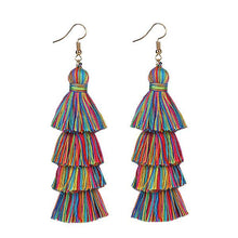 Load image into Gallery viewer, Fringe Long Summer Tassel Earring