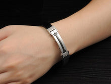 Load image into Gallery viewer, Cross T Men's Stainless Steel Bracelet