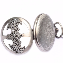 Load image into Gallery viewer, Batman Half Hunter Pocket Watch