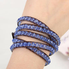 Load image into Gallery viewer, Blue Thunder Wrap Bracelet