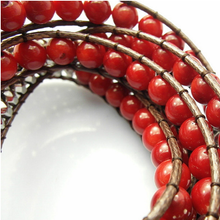 Load image into Gallery viewer, Red Desert Hex Wrap Bracelet