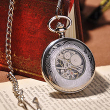 Load image into Gallery viewer, Silver Full Hunter Pocket Watch