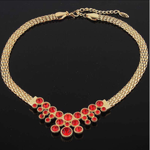 Load image into Gallery viewer, Floral Garnet Set