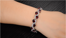 Load image into Gallery viewer, Red Garnet Exquisite Bracelet