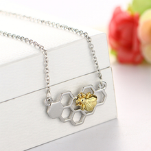 Load image into Gallery viewer, Heart Bee Necklace