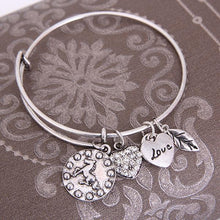 Load image into Gallery viewer, Horse Love Charm Bangle