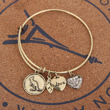 Load image into Gallery viewer, Kangaroo Charm Bangle