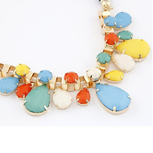 Load image into Gallery viewer, Rain Drop Statement Necklace