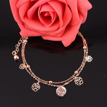 Load image into Gallery viewer, Rose Anklet