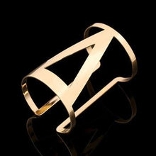 Load image into Gallery viewer, Geometric Cuff Bangle