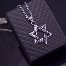 Load image into Gallery viewer, Men's Jewish Star Pendant