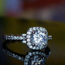 Load image into Gallery viewer, Square Crystal Ring