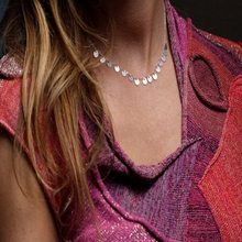 Load image into Gallery viewer, Simple Chain Round Tassel Necklace