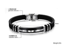 Load image into Gallery viewer, Zap Stainless Steel Men's Bracelet

