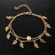 Load image into Gallery viewer, Leaf Bohemian Anklet
