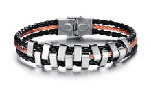 Load image into Gallery viewer, Rough Tracks Stainless Steel Men's Bracelet
