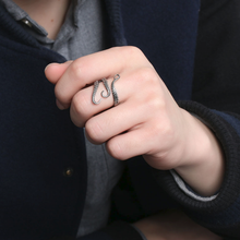 Load image into Gallery viewer, Titanium Steel Octopus Adjustable Ring
