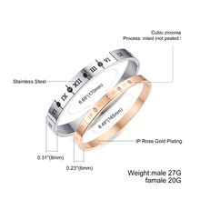 Load image into Gallery viewer, Rome Number Engraved Bracelet
