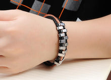 Load image into Gallery viewer, Rough Tracks Stainless Steel Men's Bracelet
