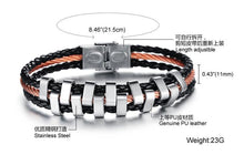 Load image into Gallery viewer, Rough Tracks Stainless Steel Men's Bracelet
