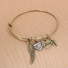 Load image into Gallery viewer, Angel Love Charm Bangle
