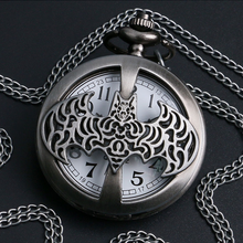 Load image into Gallery viewer, Batman Half Hunter Pocket Watch
