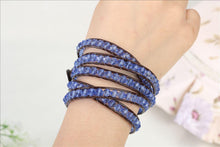 Load image into Gallery viewer, Blue Twist Vintage Bracelet
