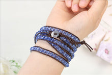 Load image into Gallery viewer, Blue Twist Vintage Bracelet
