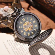 Load image into Gallery viewer, Black Vine Pocket Watch
