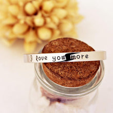 Load image into Gallery viewer, 18k Gold Plated - I Love You More Bangle
