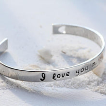 Load image into Gallery viewer, 18k Gold Plated - I Love You More Bangle
