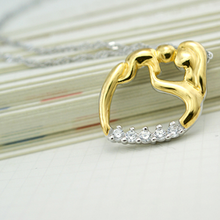 Load image into Gallery viewer, Mother Baby Love Heart Pendant
