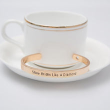 Load image into Gallery viewer, Shine Bright Like A Diamond Cuff Bangle

