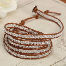 Load image into Gallery viewer, Topaz Crystal Wrap Bracelet
