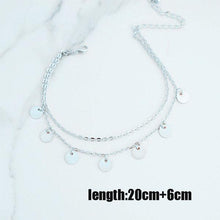 Load image into Gallery viewer, Bohemia Style Round Bead Anklet
