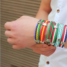 Load image into Gallery viewer, Team Canada Flag Bracelet
