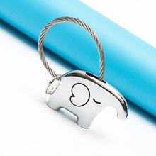 Load image into Gallery viewer, Save The Elephant Love Keychain Set
