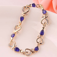 Load image into Gallery viewer, Heart Drop Bracelet
