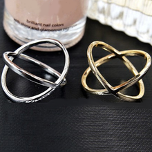 Load image into Gallery viewer, Infinity Cross Over Ring

