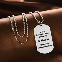 Load image into Gallery viewer, Grateful For Dad Necklace
