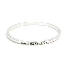 Load image into Gallery viewer, Live What You Love Bangle
