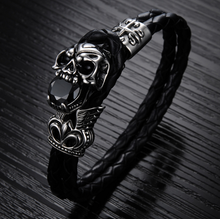 Load image into Gallery viewer, Dark Skull Men's Bracelet

