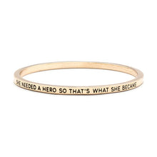 Load image into Gallery viewer, She Needed A Hero Bangle
