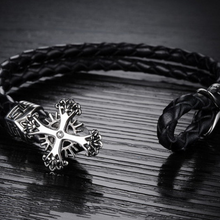 Load image into Gallery viewer, Vintage Cross Men's Bracelet
